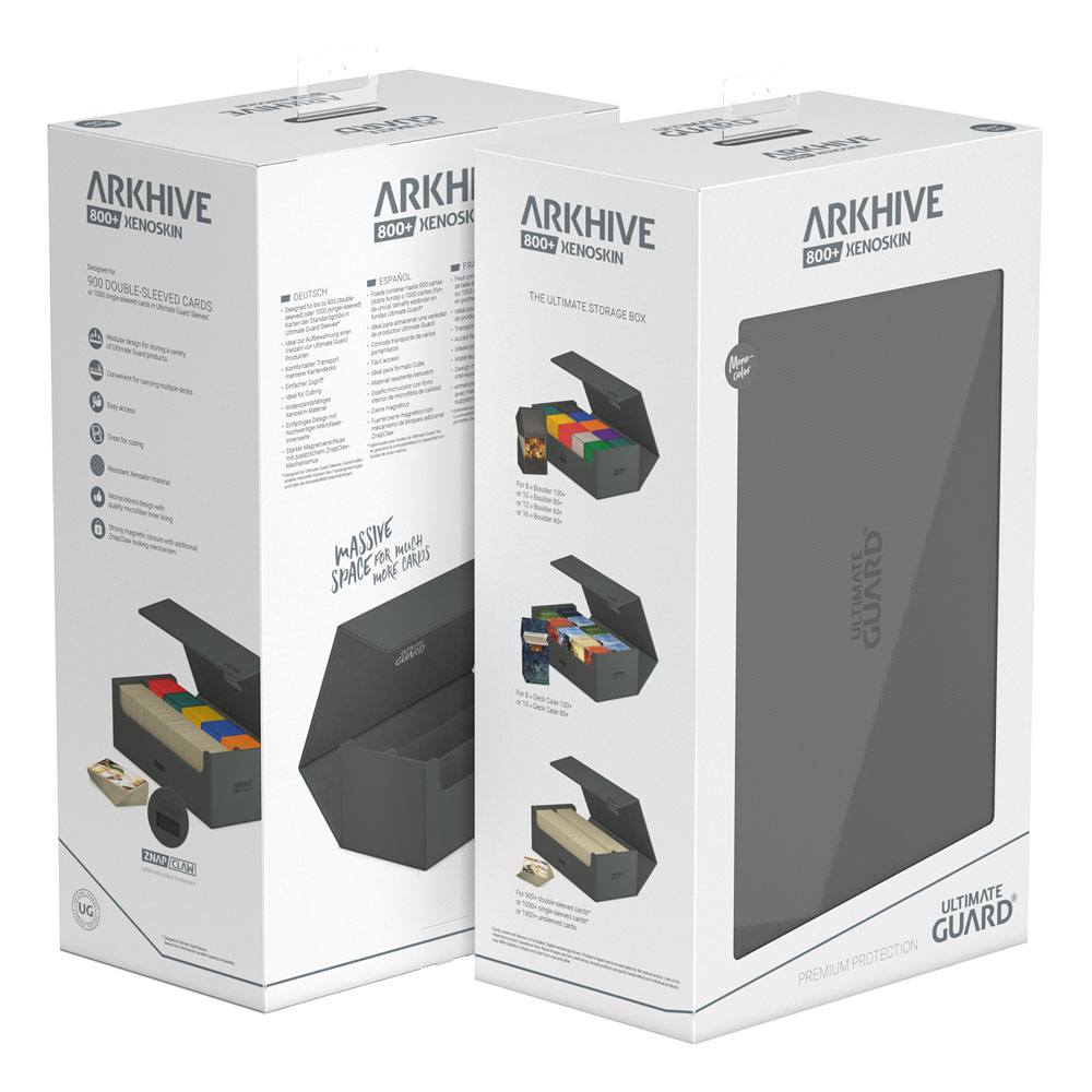 Ultimate Guard Arkhive 800+ Xenoskin -  Grey 4056133022309