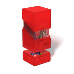 Ultimate Guard Boulder'n'Tray 100+ - Ruby 4056133022828