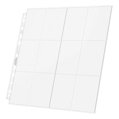 Ultimate Guard 24-Pocket QuadRow Pages Side-Loading (10) - Transparent 4056133023757