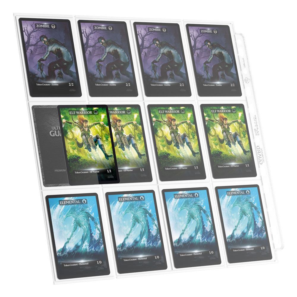 Ultimate Guard 24-Pocket QuadRow Pages Side-Loading (10) - Transparent 4056133023757