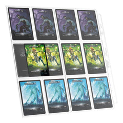 Ultimate Guard 24-Pocket QuadRow Pages Side-Loading (10) - Transparent 4056133023757