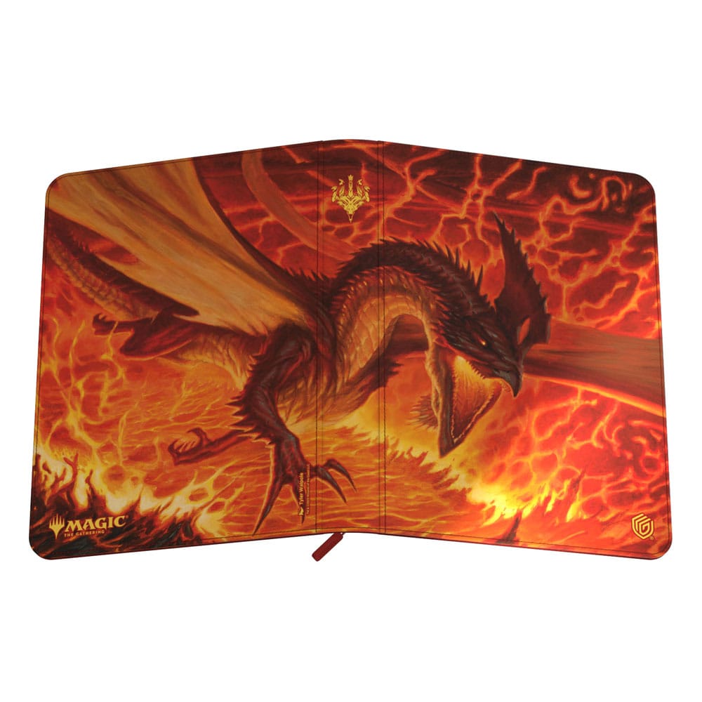 Ultimate Guard Zipfolio 360 Xenoskin Magic: The Gathering "Tarkir: Dragonstorm" -  Magmatic Hellkite 4056133036306