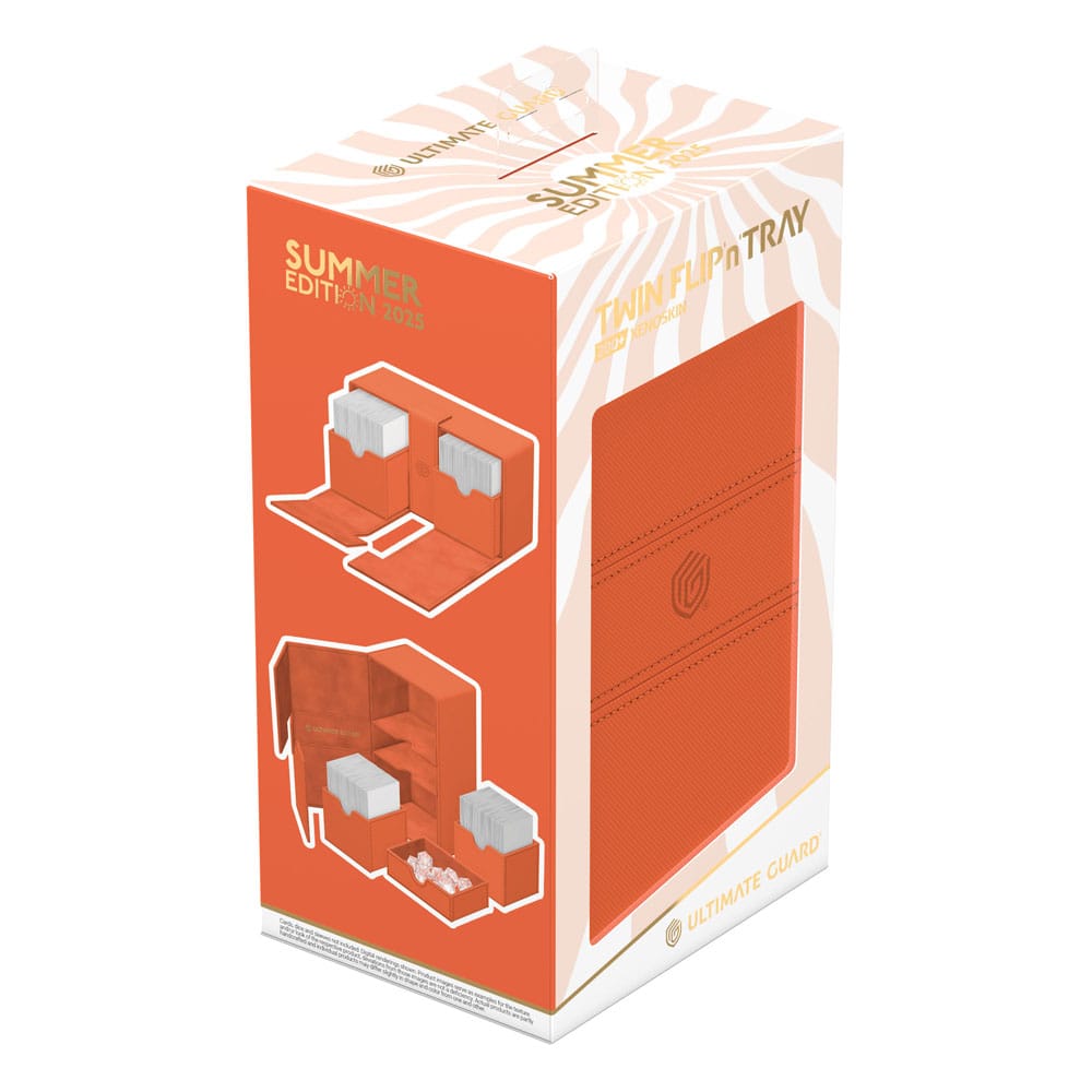 Ultimate Guard Twin Flip'n'Tray 200+ Xenoskin "Summer Edition 2025" - Peach 4056133040822