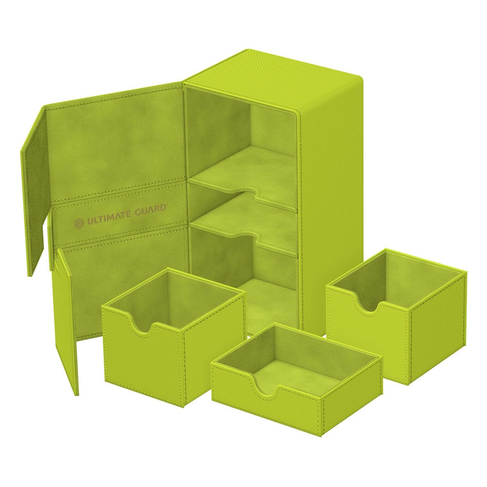Ultimate Guard Twin Flip'n'Tray 200+ Xenoskin "Summer Edition 2025" - Lime 4056133040846