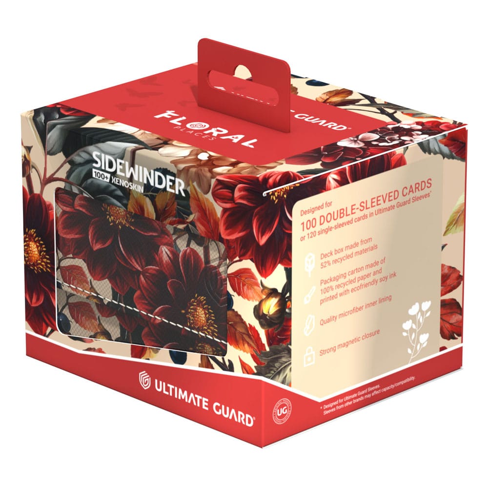 Ultimate Guard Sidewinder 100+ Xenoskin "Floral Places" - Autumn Heath 4056133042444
