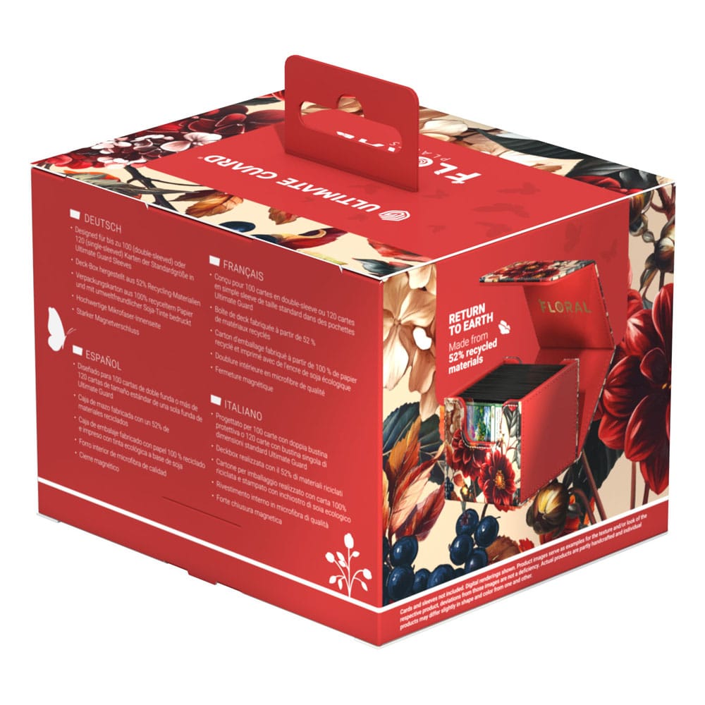 Ultimate Guard Sidewinder 100+ Xenoskin "Floral Places" - Autumn Heath 4056133042444