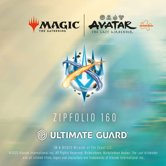 Ultimate Guard Zipfolio 160 Xenoskin Magic: The Gathering | Avatar: The Last Airbender - Mana Symbol Black 4056133042987