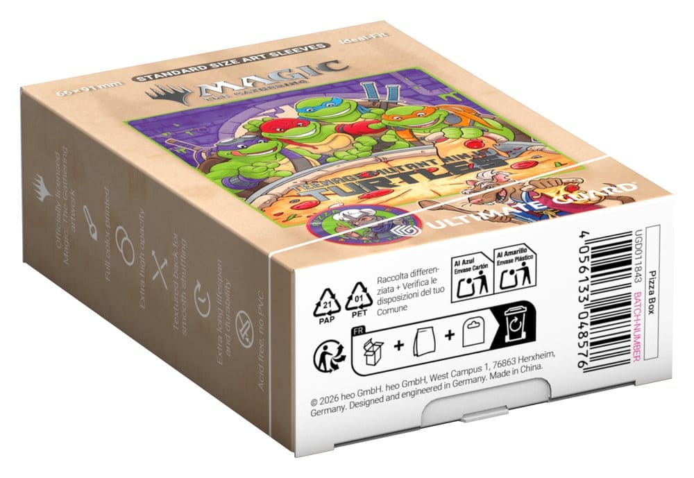 Ultimate Guard Art Sleeves Magic: The Gathering | Teenage Mutant Ninja Turtles - Pizza Box 4056133048576