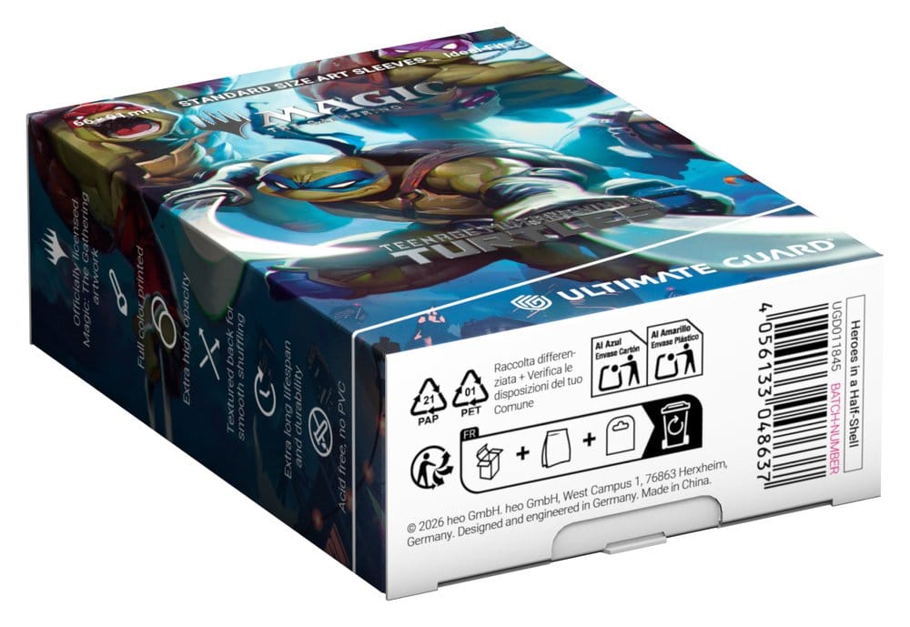 Ultimate Guard Art Sleeves Magic: The Gathering | Teenage Mutant Ninja Turtles - Heroes in a Half Shell 4056133048637