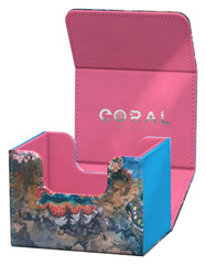 Ultimate Guard Sidewinder 100+ Xenoskin "Coral Places" - Seablue Hush 4056133059398