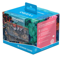 Ultimate Guard Sidewinder 100+ Xenoskin "Coral Places" - Seablue Hush 4056133059398