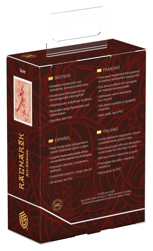 Ultimate Guard Art Sleeves "Ragnarök" - Surtr 4056133065740