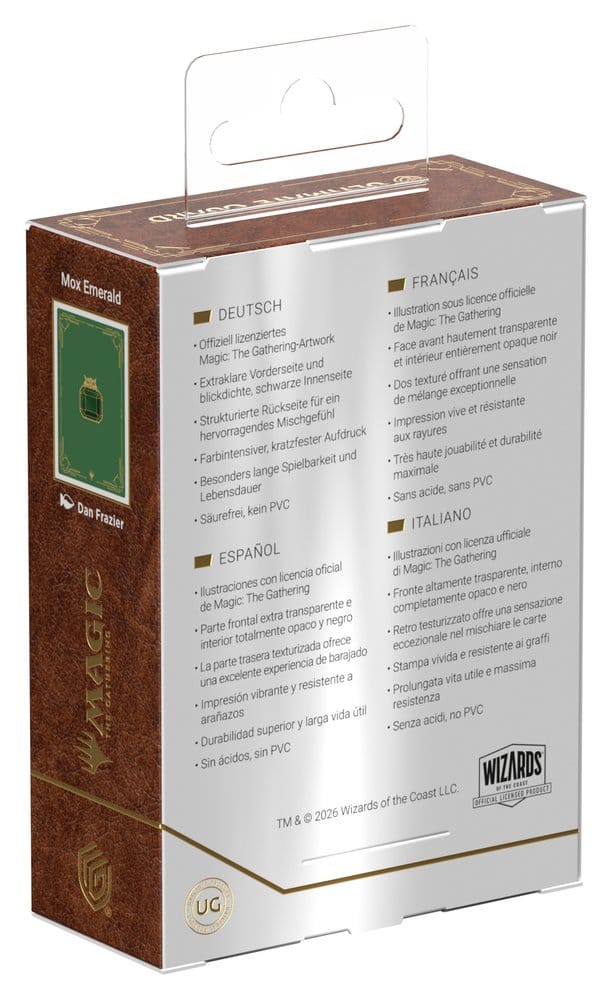 Ultimate Guard Art Sleeves Magic: The Gathering "Mox Collection" - Emerald 4056133071055