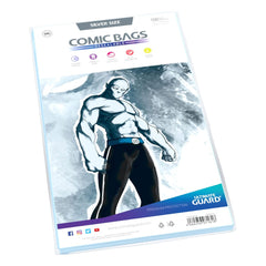 Ultimate Guard Comic Bags Resealable (100) - Silver Size 4260250071618