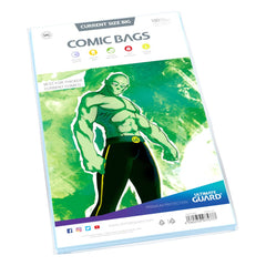 Ultimate Guard Comic Bags Standard (100) - Current Size Big 4260250075777