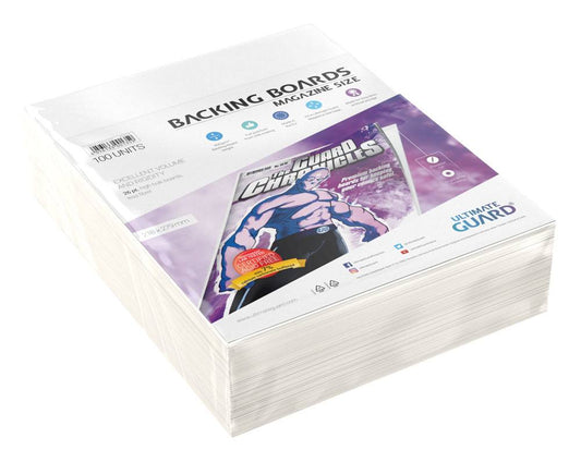 Ultimate Guard Comic Backing Boards (100) - Magazine Size 4056133001359
