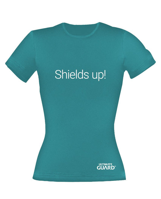 Ultimate Guard Ladies T-Shirt Shields Up! Petrol Blue Size XL 4056133002097