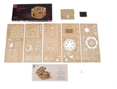 Ugears 3D Wooden Puzzle Treasure Box 4820184120594