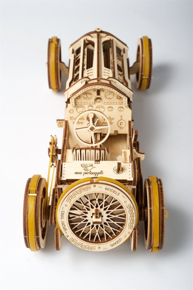 Ugears 3D Wooden Puzzle U-9 Grand Prix Car 4820184120686