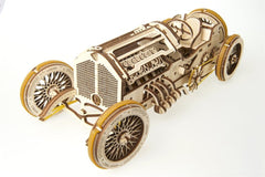 Ugears 3D Wooden Puzzle U-9 Grand Prix Car 4820184120686