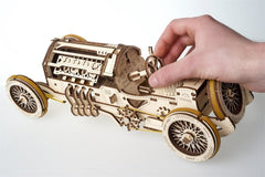 Ugears 3D Wooden Puzzle U-9 Grand Prix Car 4820184120686