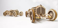 Ugears 3D Wooden Puzzle U-9 Grand Prix Car 4820184120686