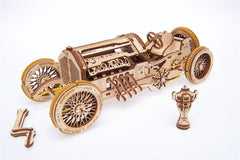 Ugears 3D Wooden Puzzle U-9 Grand Prix Car 4820184120686
