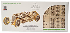 Ugears 3D Wooden Puzzle U-9 Grand Prix Car 4820184120686