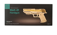 Ugears 3D Wooden Puzzle Wolf-01 Handgun 4820184120723