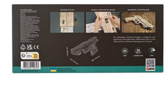 Ugears 3D Wooden Puzzle Wolf-01 Handgun 4820184120723