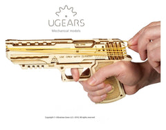 Ugears 3D Wooden Puzzle Wolf-01 Handgun 4820184120723