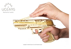Ugears 3D Wooden Puzzle Wolf-01 Handgun 4820184120723