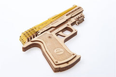 Ugears 3D Wooden Puzzle Wolf-01 Handgun 4820184120723