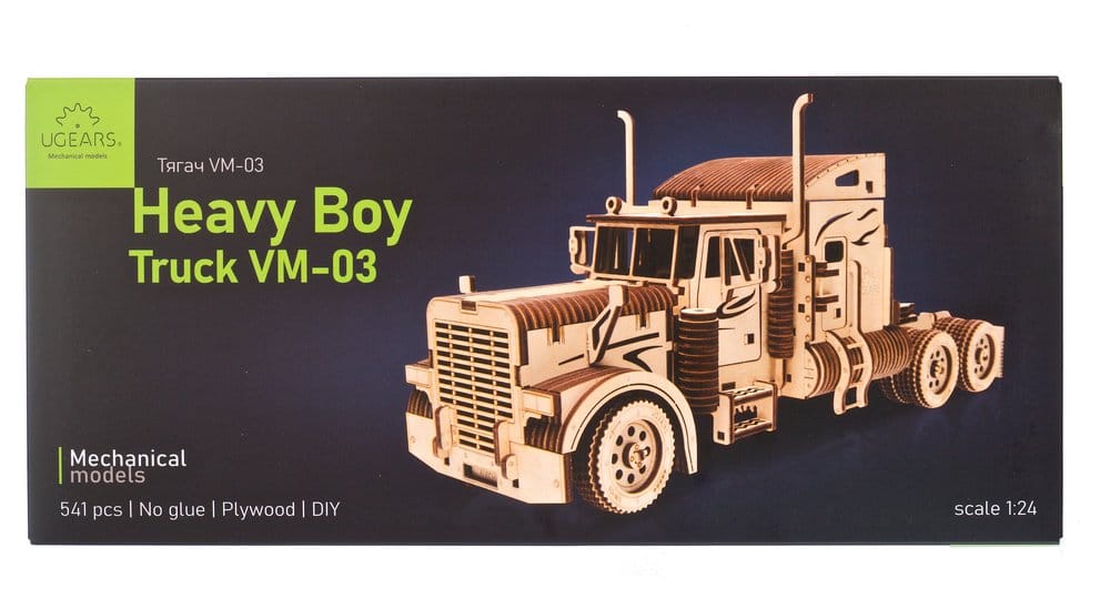 Ugears 3D Wooden Puzzle Heavy Boy Truck VM-03 4820184120860