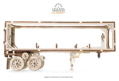 Ugears 3D Wooden Puzzle Trailer for Heavy Boy Truck VM-03 4820184120877