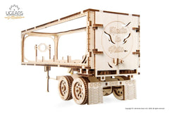 Ugears 3D Wooden Puzzle Trailer for Heavy Boy Truck VM-03 4820184120877