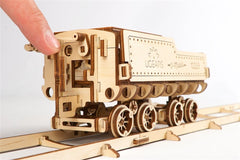 Ugears 3D Wooden Puzzle V-Express Steam Train with Tender 4820184120853