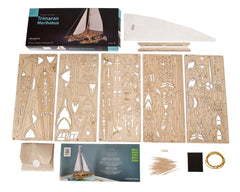 Ugears 3D Wooden Puzzle Trimaran Merihobus 4820184120891