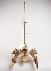 Ugears 3D Wooden Puzzle Trimaran Merihobus 4820184120891