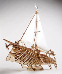 Ugears 3D Wooden Puzzle Trimaran Merihobus 4820184120891