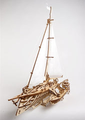 Ugears 3D Wooden Puzzle Trimaran Merihobus 4820184120891