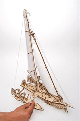 Ugears 3D Wooden Puzzle Trimaran Merihobus 4820184120891