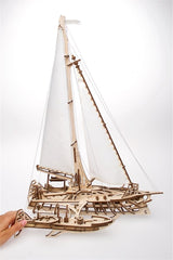 Ugears 3D Wooden Puzzle Trimaran Merihobus 4820184120891