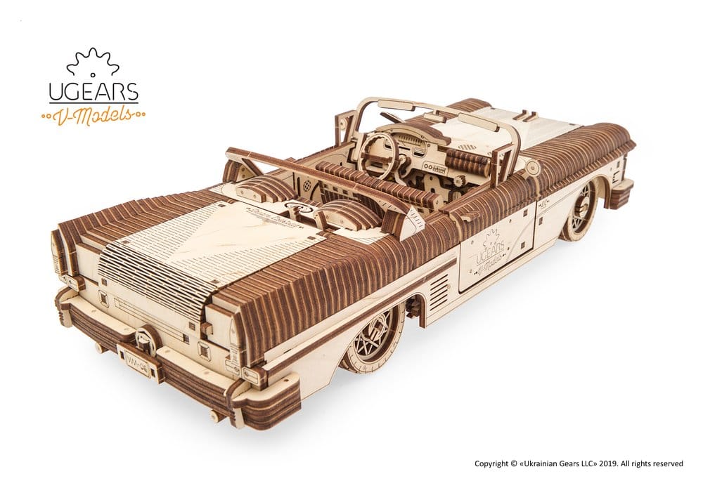 Ugears 3D Wooden Puzzle Dream Cabriolet VM-05 4820184120969