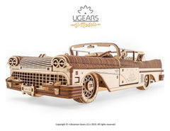 Ugears 3D Wooden Puzzle Dream Cabriolet VM-05 4820184120969