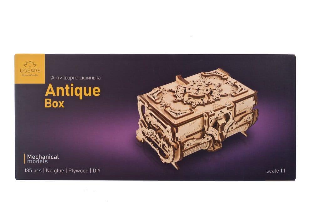 Ugears 3D Wooden Puzzle Antique Box 4820184121003