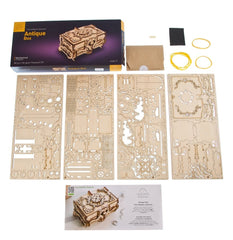 Ugears 3D Wooden Puzzle Antique Box 4820184121003