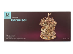 Ugears 3D Wooden Puzzle Carousel 4820184121072