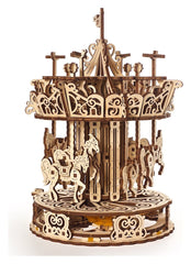 Ugears 3D Wooden Puzzle Carousel 4820184121072