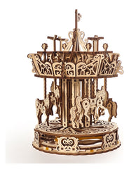 Ugears 3D Wooden Puzzle Carousel 4820184121072